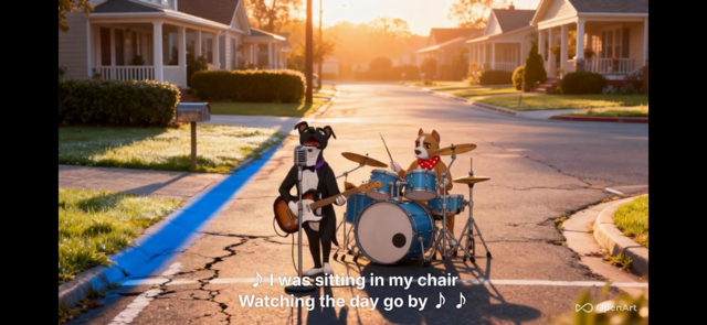 Animated street performance